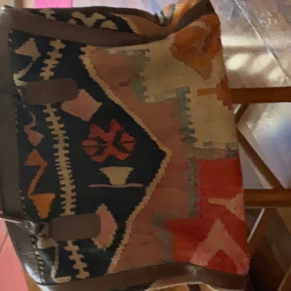 Turkish vintage travel bag.